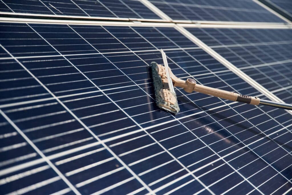 secado de placas solares